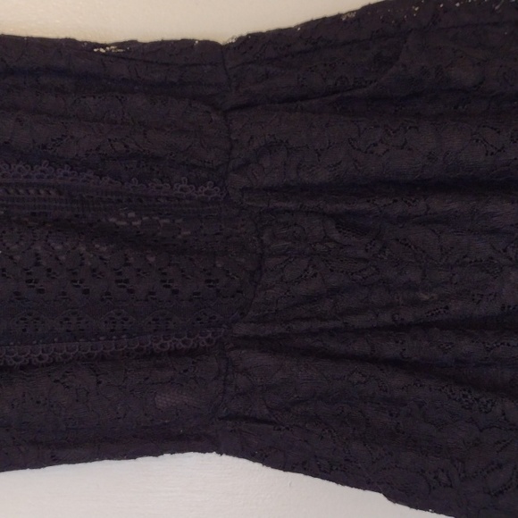 Xhilaration Black Lace Romper size XS - Picture 5 of 16